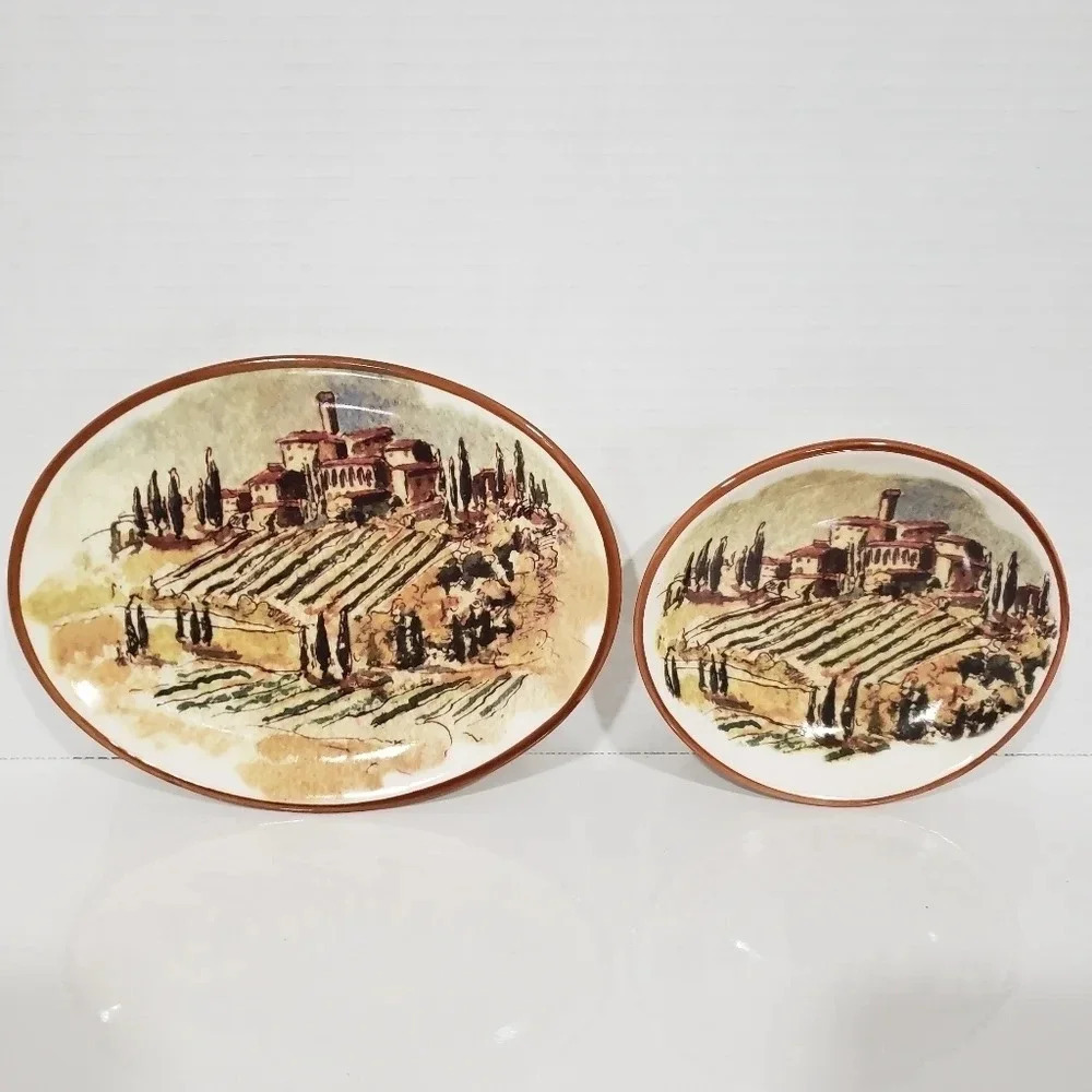 Williams Sonoma Set of 2 Appetizer Dishes Made In Portugal.